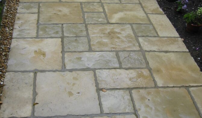 Patio slabs
