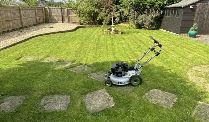 Lawn mowing