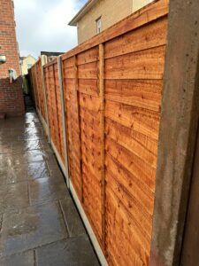 Standard 6'x6' lap fence panels